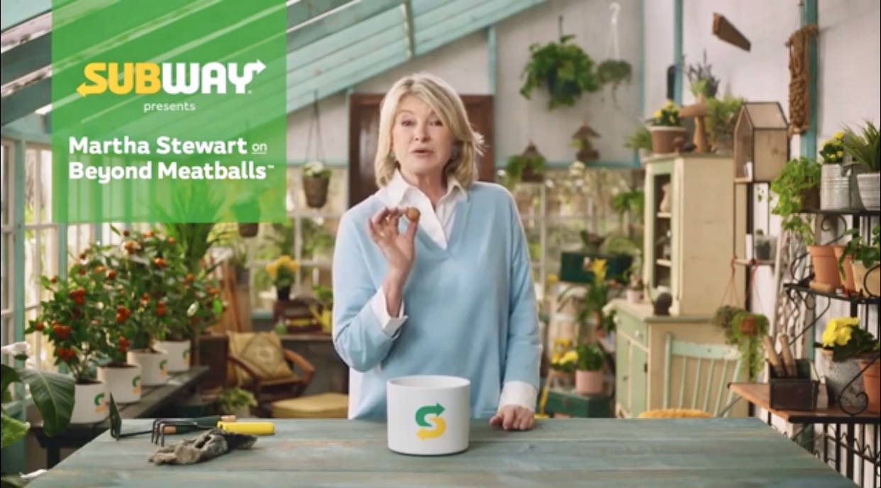 Martha Stewart Partners with Subway to Make Vegan Meatball Subs! - One  Green Planet