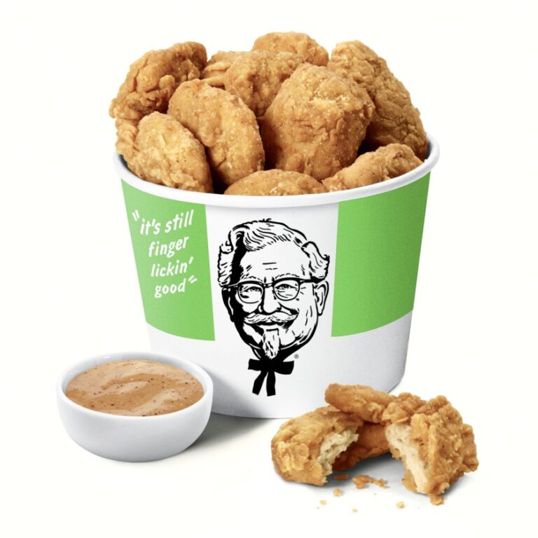 Kentucky Fried Chicken Tests Plant-Based Chicken Nuggets In China From April 28th-30th