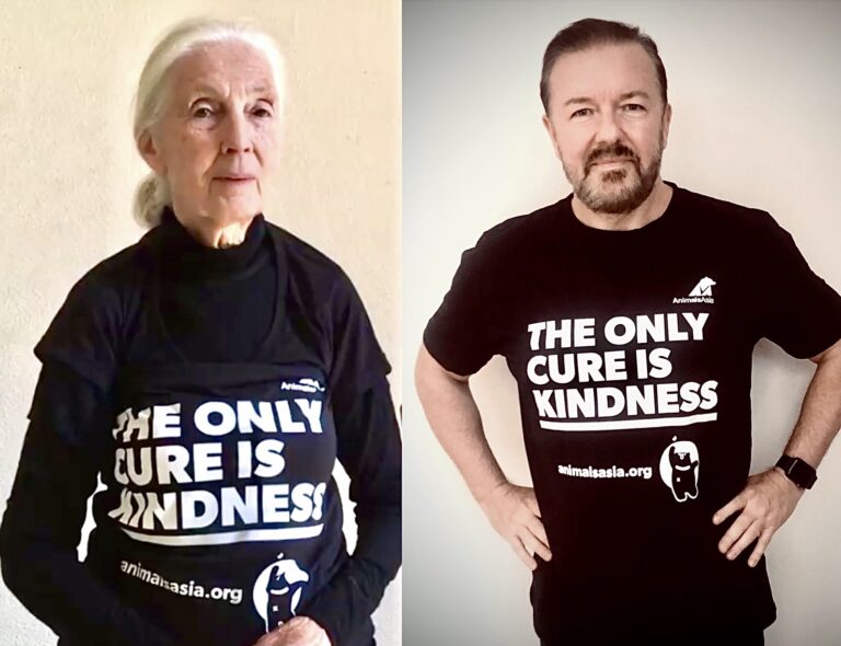 Breaking! Join Dr. Jane Goodall, Ricky Gervais & Many More In Taking Animals Asia’s Pledge To Save Moon Bears From Extinction In Vietnam