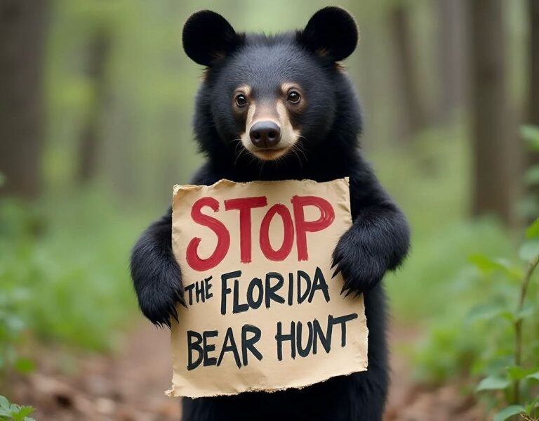 Urgent Call To Action! Florida Proposes Cruel Trophy Hunt Of Black Bears Despite Public Outcry