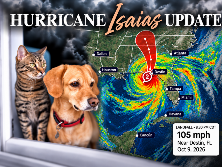 HURRICANE ISAIAS UPDATE: Category 2 Storm Makes Landfall In Florida With 105 MPH Winds